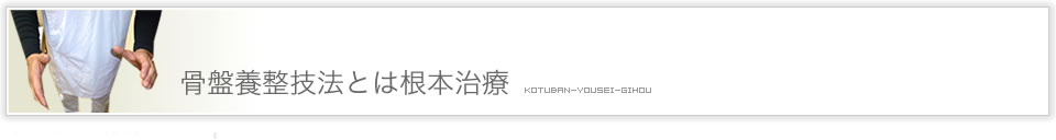 骨盤養整技法とは根本療法